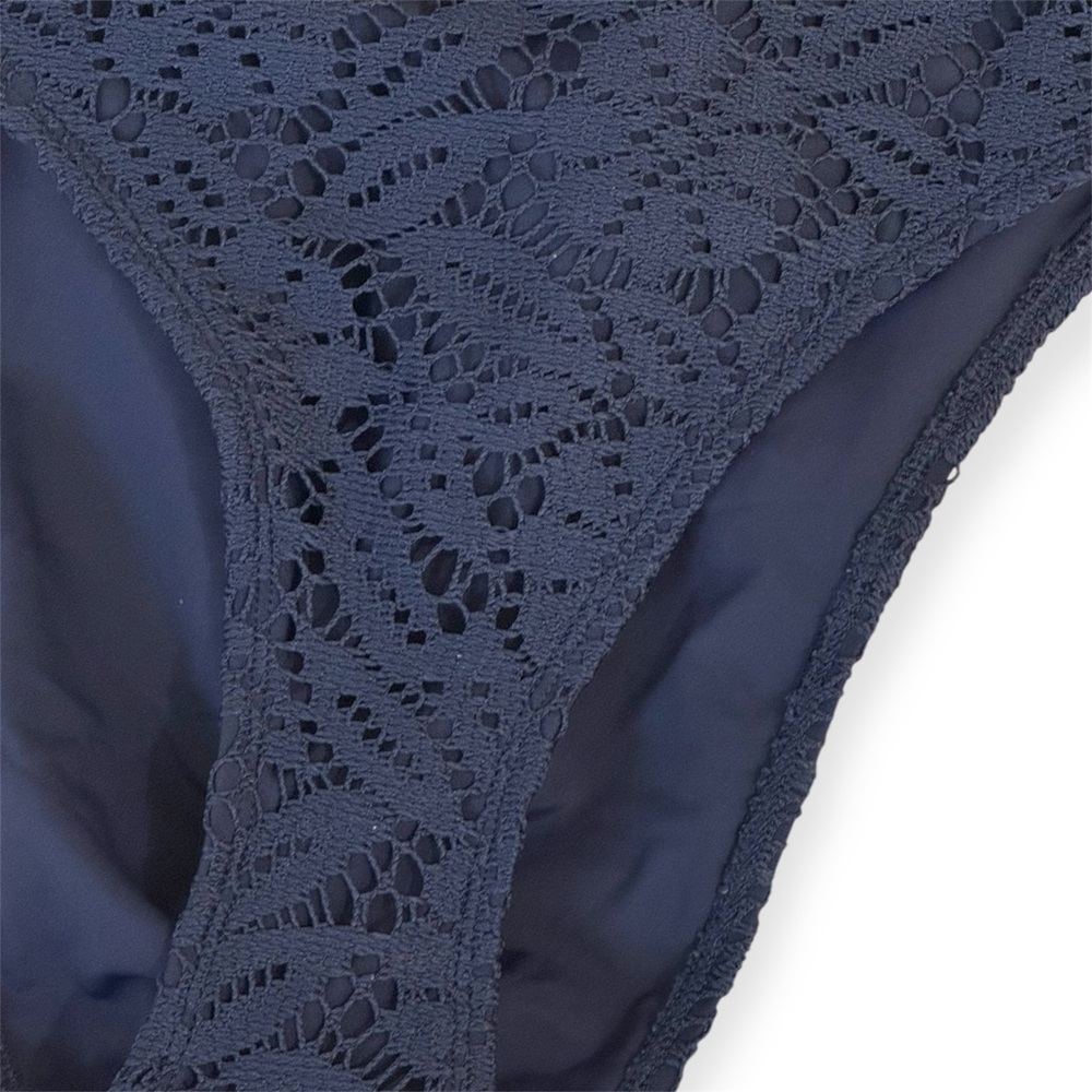 Aerie Dark Blue One Piece Swimsuit | NWT | Medium | Adjustable - Picture 3 of 6